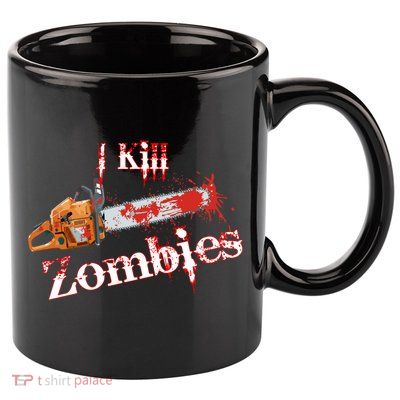 I Chainsaw Zombies 11oz C Handle Ceramic Mug