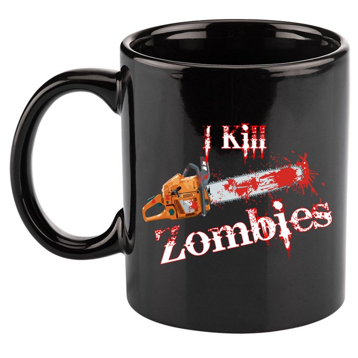 I Chainsaw Zombies 11oz C Handle Ceramic Mug