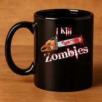 I Chainsaw Zombies 11oz C Handle Ceramic Mug