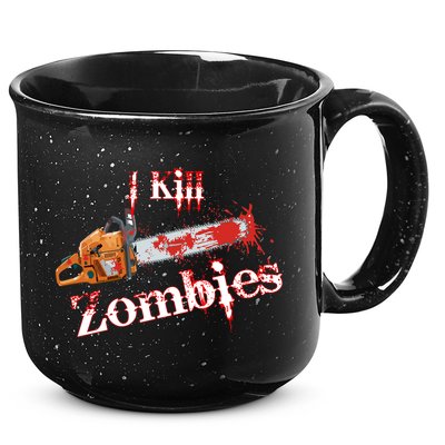 I Chainsaw Zombies 15oz Campfire Ceramic Mug