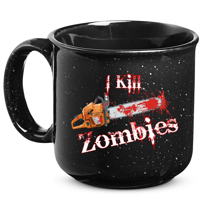 I Chainsaw Zombies 15oz Campfire Ceramic Mug