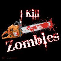 I Chainsaw Zombies Drawstring Bag