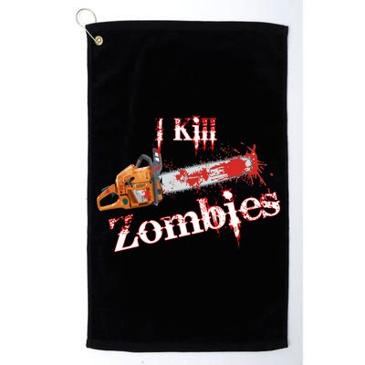 I Chainsaw Zombies Platinum Collection Golf Towel