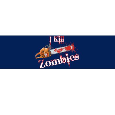 I Chainsaw Zombies Bumper Sticker