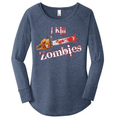 I Chainsaw Zombies Women's Perfect Tri Tunic Long Sleeve Shirt