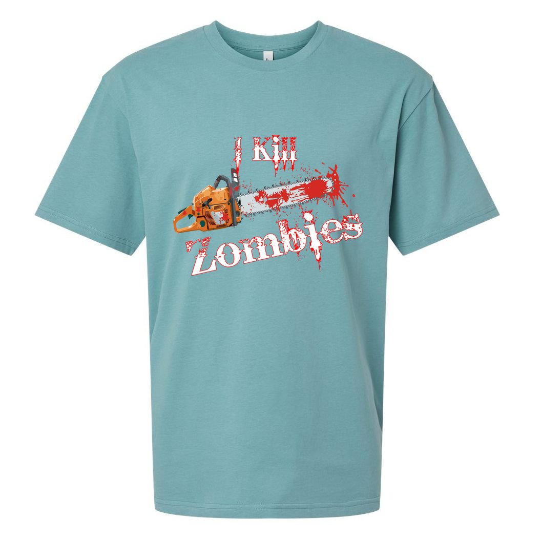 I Chainsaw Zombies Sueded Cloud Jersey T-Shirt