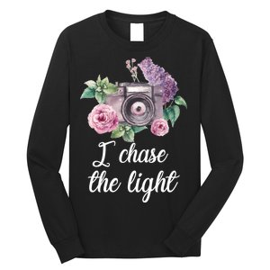 I Chase the Light Camera Long Sleeve Shirt