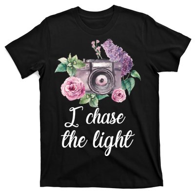 I Chase the Light Camera T-Shirt