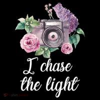 I Chase the Light Camera Tall T-Shirt