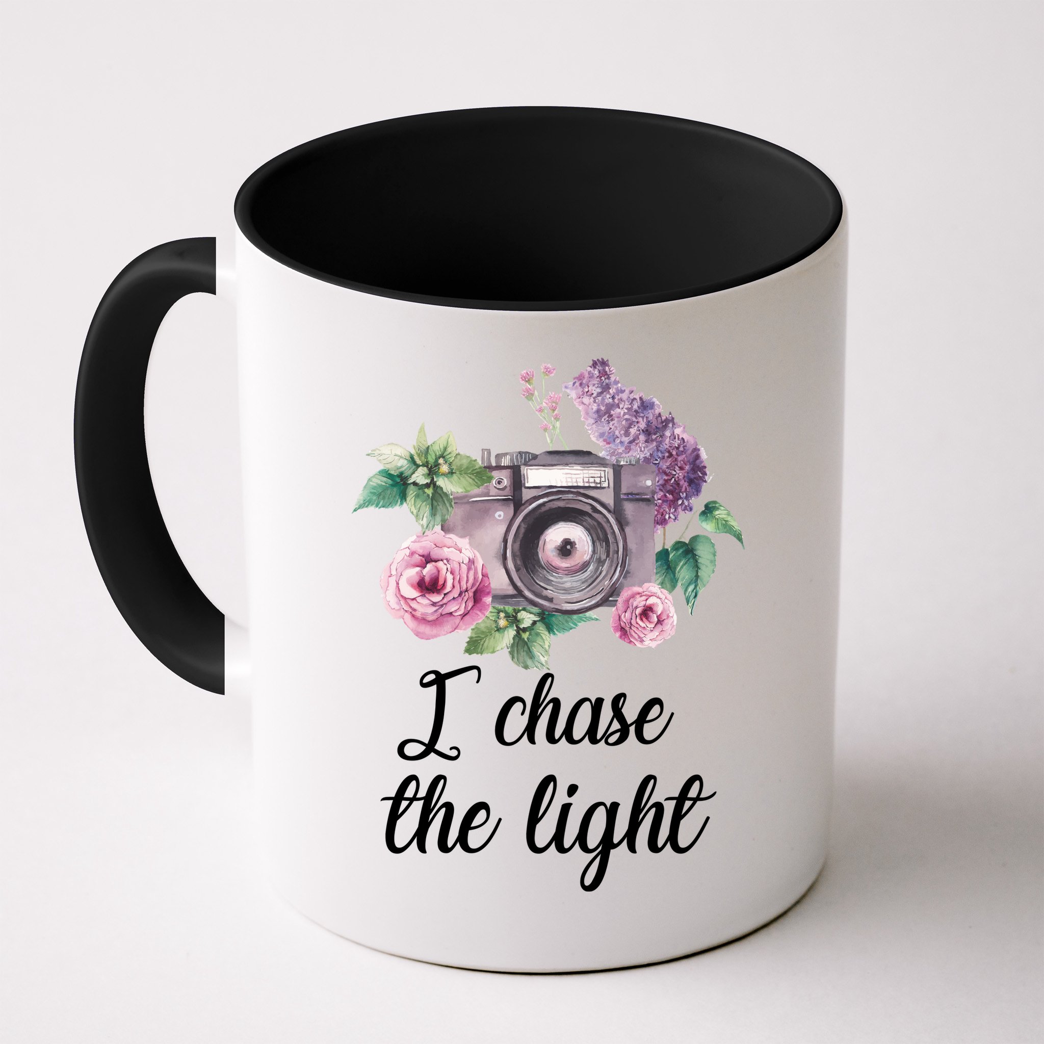 I Chase the Light Camera Mug