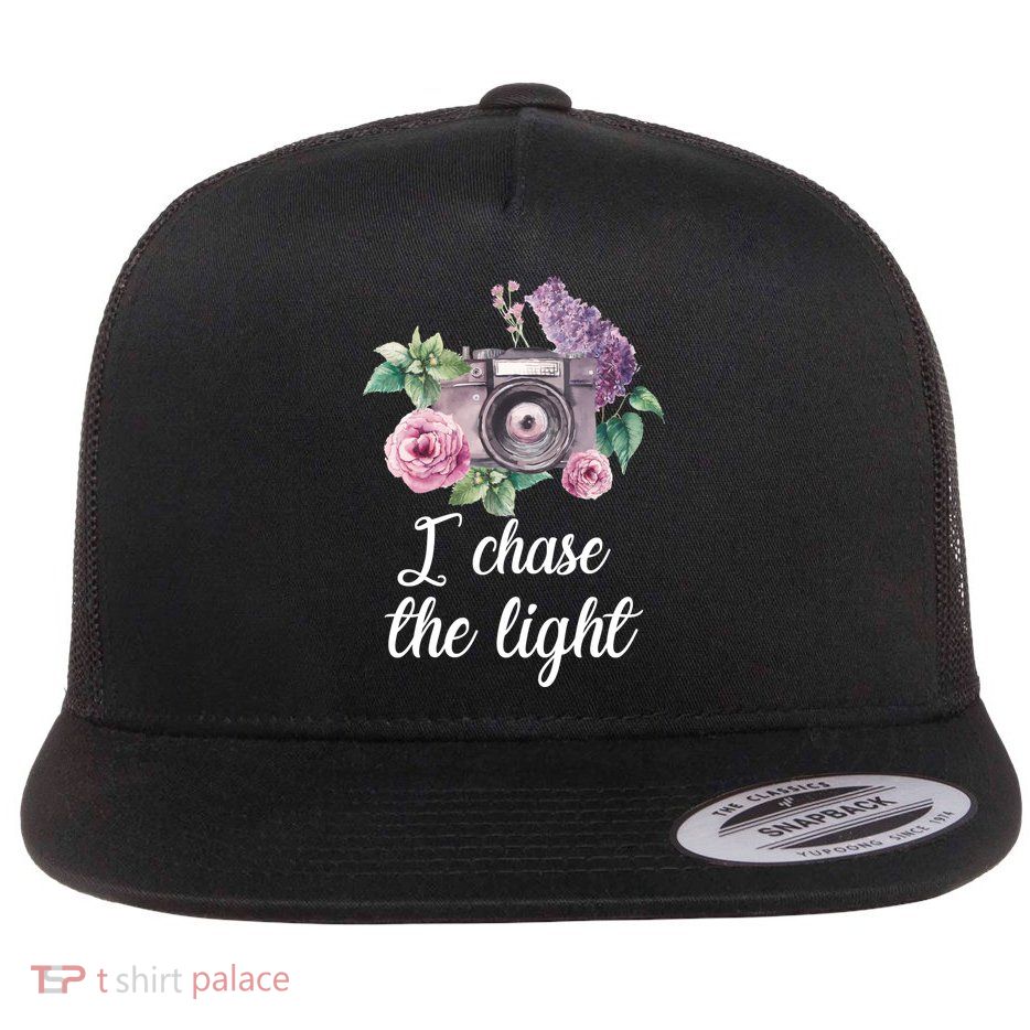 I Chase the Light Camera Flatbill Hat