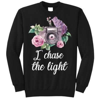 I Chase the Light Camera Tall Sweatshirt