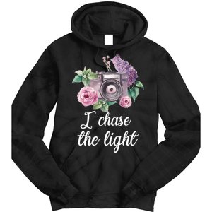 I Chase the Light Camera Tie Dye Hoodie