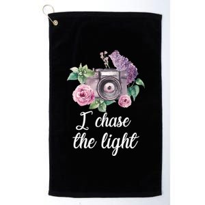 I Chase the Light Camera Platinum Collection Golf Towel