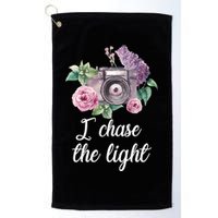 I Chase the Light Camera Golf Towel