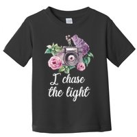 I Chase the Light Camera Toddler T-Shirt