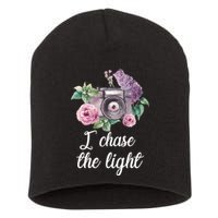 I Chase the Light Camera Short Acrylic Beanie