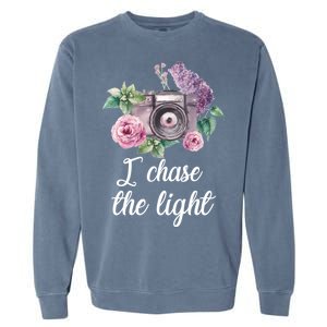 I Chase the Light Camera Garment-Dyed Sweatshirt