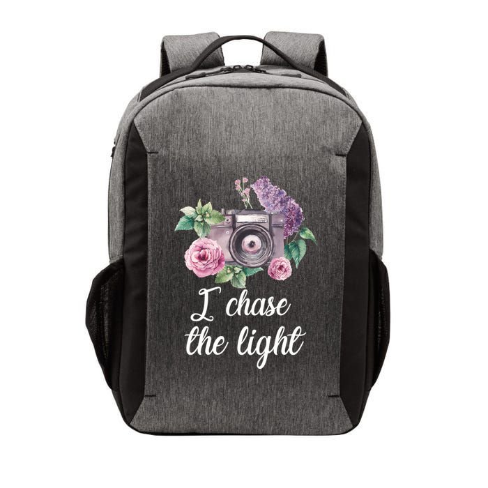 I Chase the Light Camera Vector Backpack