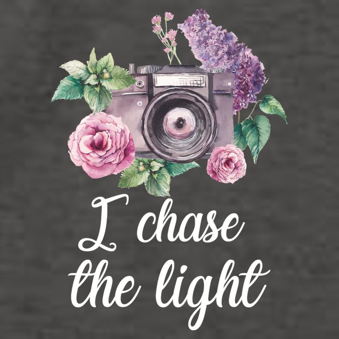 I Chase the Light Camera Vector Backpack
