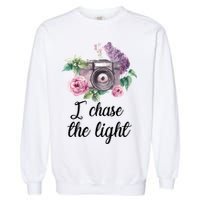 I Chase the Light Camera Garment-Dyed Sweatshirt