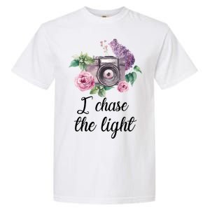 I Chase the Light Camera Garment-Dyed Heavyweight T-Shirt