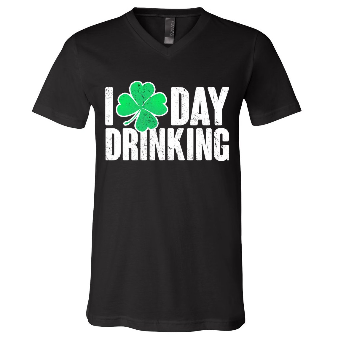 I Clover Day Drinking  V-Neck T-Shirt