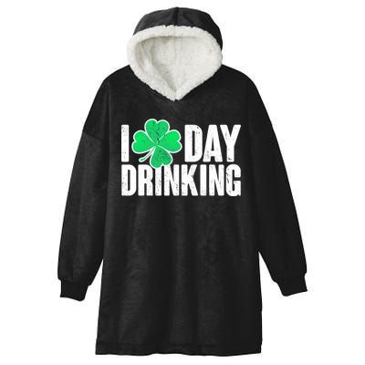 I Clover Day Drinking  Hooded Wearable Blanket