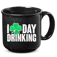 I Clover Day Drinking  15oz Campfire Ceramic Mug