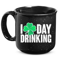 I Clover Day Drinking  15oz Campfire Ceramic Mug