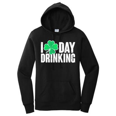 I Clover Day Drinking  Women's Pullover Hoodie