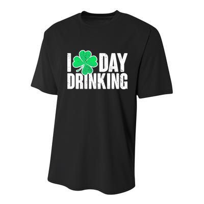 I Clover Day Drinking  Youth Performance Sprint T-Shirt
