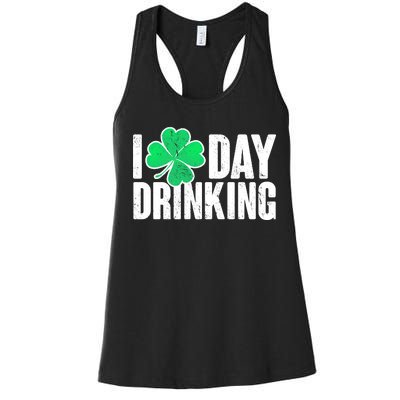 I Clover Day Drinking  Women's Racerback Tank