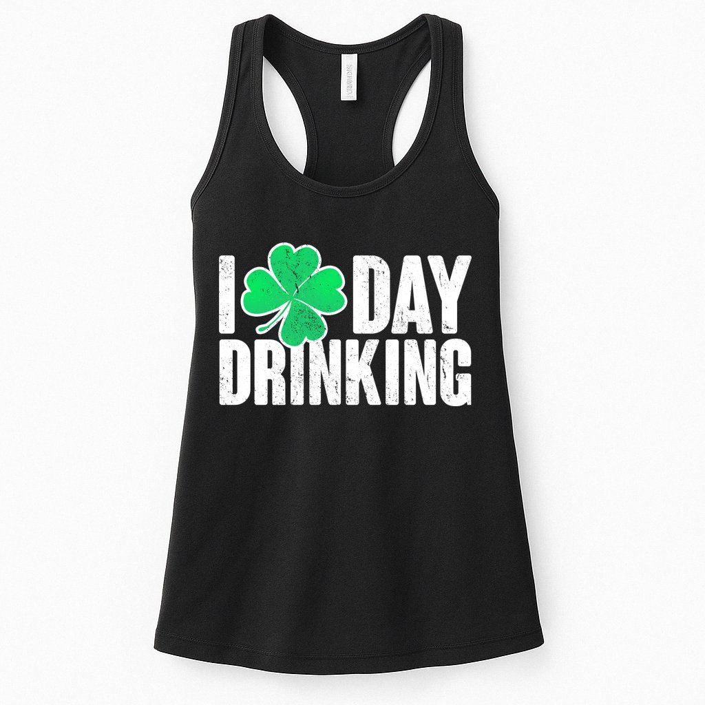 I Clover Day Drinking  Womens Tank Top