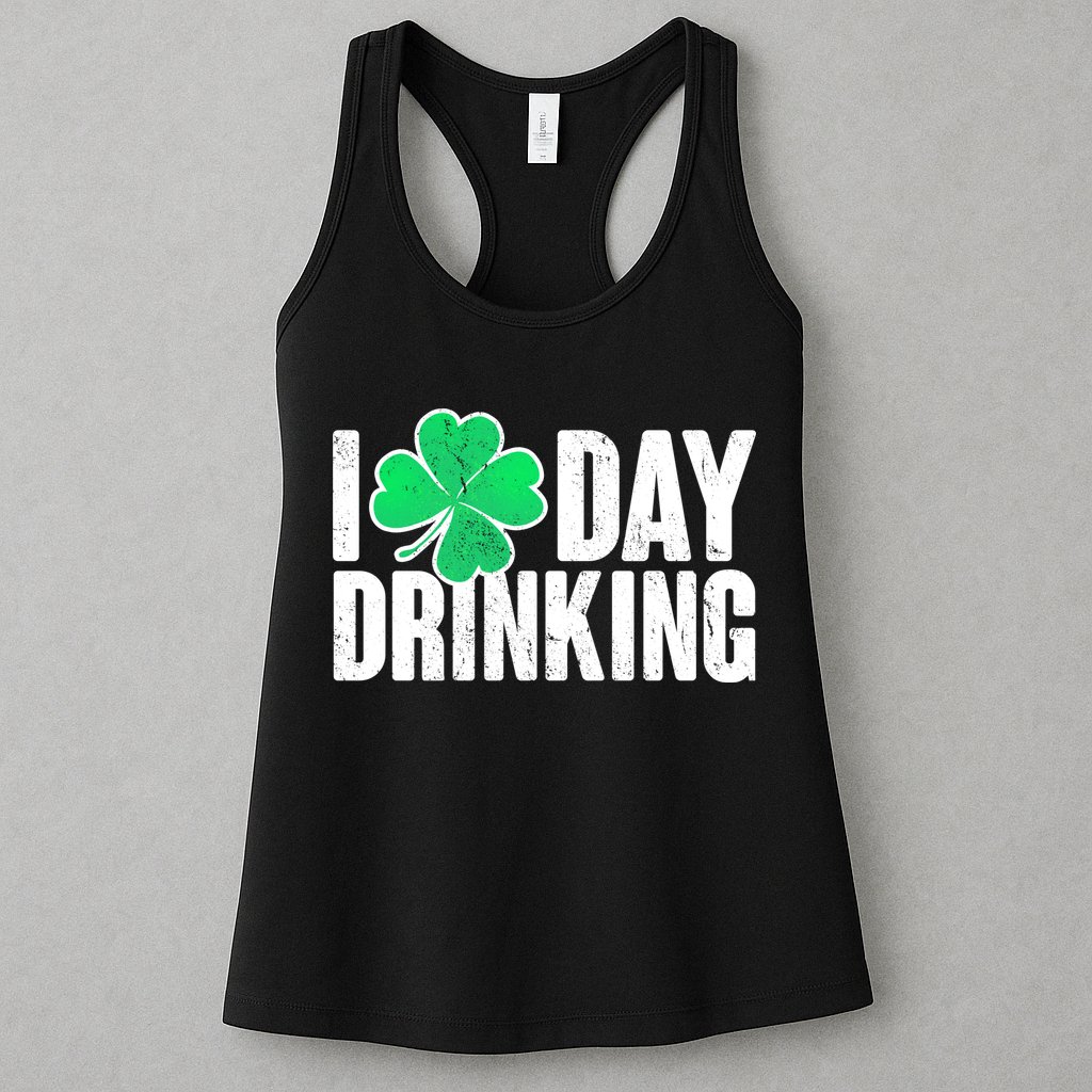 I Clover Day Drinking  Womens Tank Top