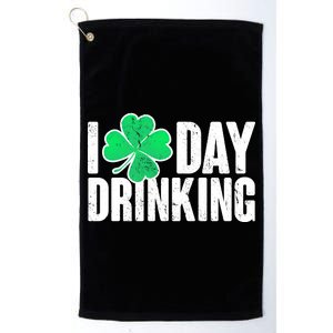 I Clover Day Drinking  Platinum Collection Golf Towel