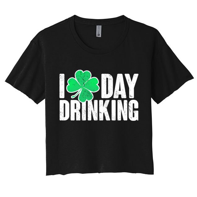 I Clover Day Drinking  Crop Top