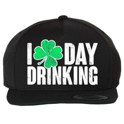 I Clover Day Drinking  Wool Snapback Cap