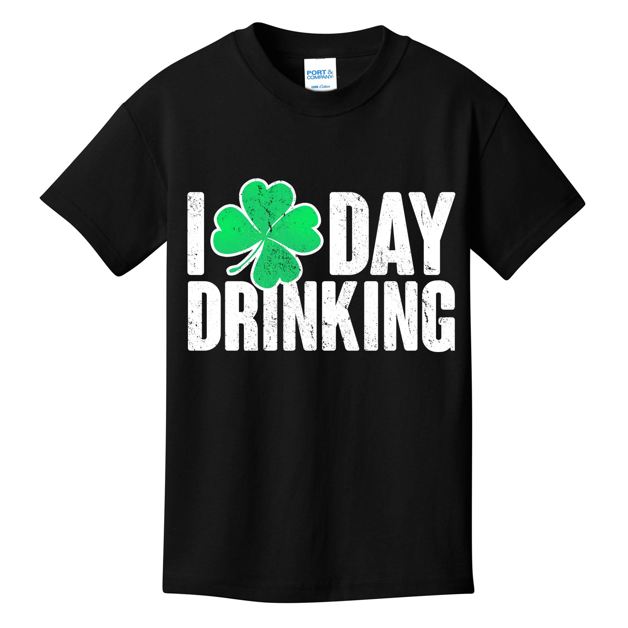 I Clover Day Drinking  Kids T-Shirt