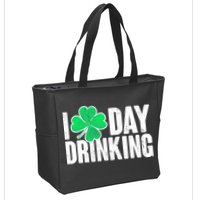 I Clover Day Drinking  Zip Tote Bag