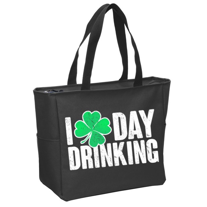 I Clover Day Drinking  Zip Tote Bag