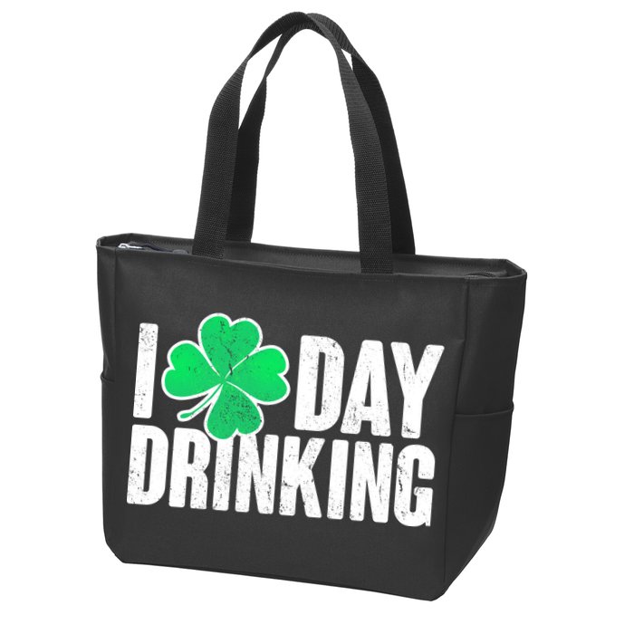 I Clover Day Drinking  Zip Tote Bag