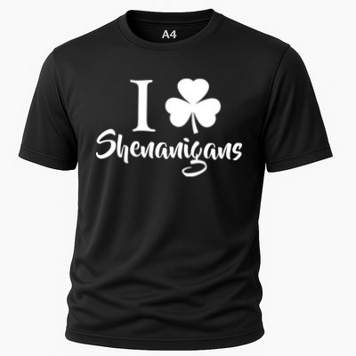 I Clover Shenanigans Irish Shamrock Performance Shirt