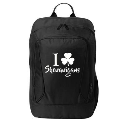 I Clover Shenanigans Irish Shamrock City Backpack