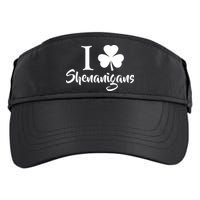 I Clover Shenanigans Irish Shamrock Adult Drive Performance Visor