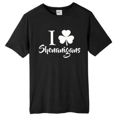 I Clover Shenanigans Irish Shamrock Tall Fusion ChromaSoft Performance T-Shirt