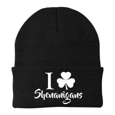 I Clover Shenanigans Irish Shamrock Beanie