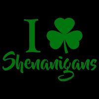 I Clover Shenanigans Irish Shamrock 16oz Travel Tumbler