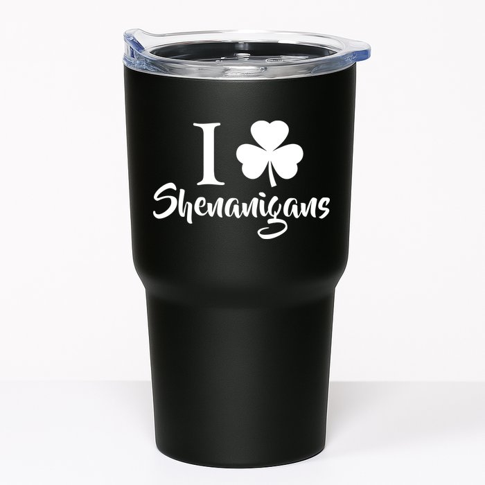 I Clover Shenanigans Irish Shamrock Tumbler
