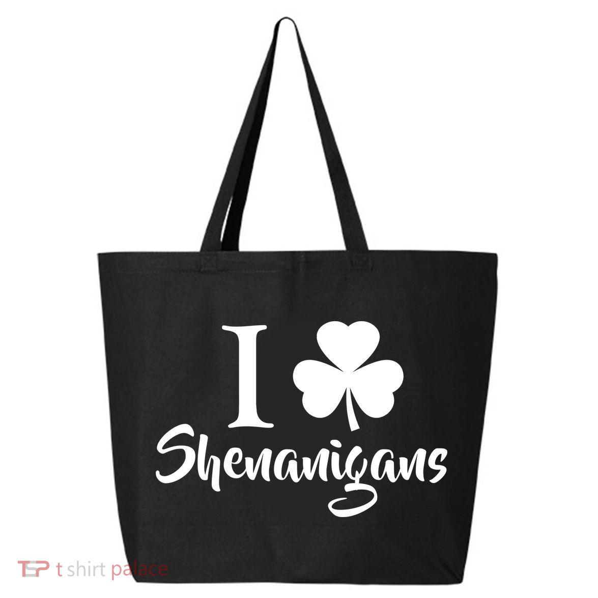 I Clover Shenanigans Irish Shamrock 25L Jumbo Tote